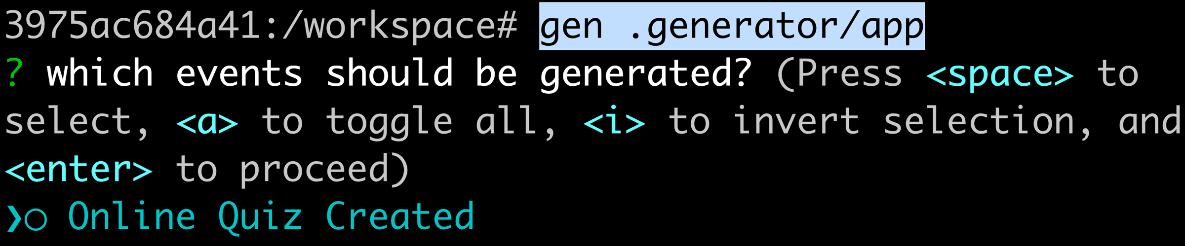 Run Generator